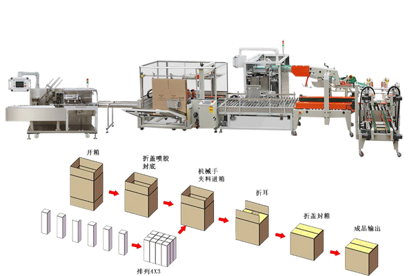 全自动装盒装箱机